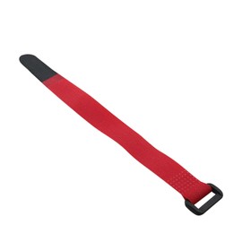 JCBIZ 6PCS Nylon Cable Tie Mesh Cable Wire Reverse Buckle Tie Red Size 2x25mm Car Bike Rack Tie Used for organising Cables Decorations Computer Cables Camping Equipment Hoses