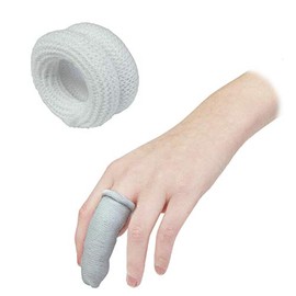 K-SPEED Finger Bandage, First Aid Tublar Bandage Finger Bobs Cots Buddies Dressings 15x600mm for Use Beneath A Finger Cot (Pack of 10, White Colour)