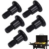 5 Pack Short M6 Step Bolt Compatible with Blackstone Griddle,