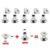 JXPXJMY 50 Pieces Chicago Screw Rivets and Rivets Set for