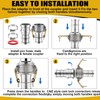 Innconee 2 Set Camlock Fittings Type C&E 2 Inch Aluminum