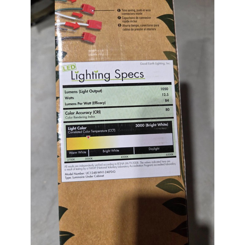 Good Earth Lighting 24 inch LED Direct Wire Under Cabinet