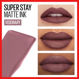Maybelline SuperStay Matte Ink Un-nude Liquid Lipstick, Visionary, 0.17 Fl Oz, Pack of 1