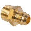 JUWO 3/8" Flare x 1/2" NPT Male Brass Tube Fitting