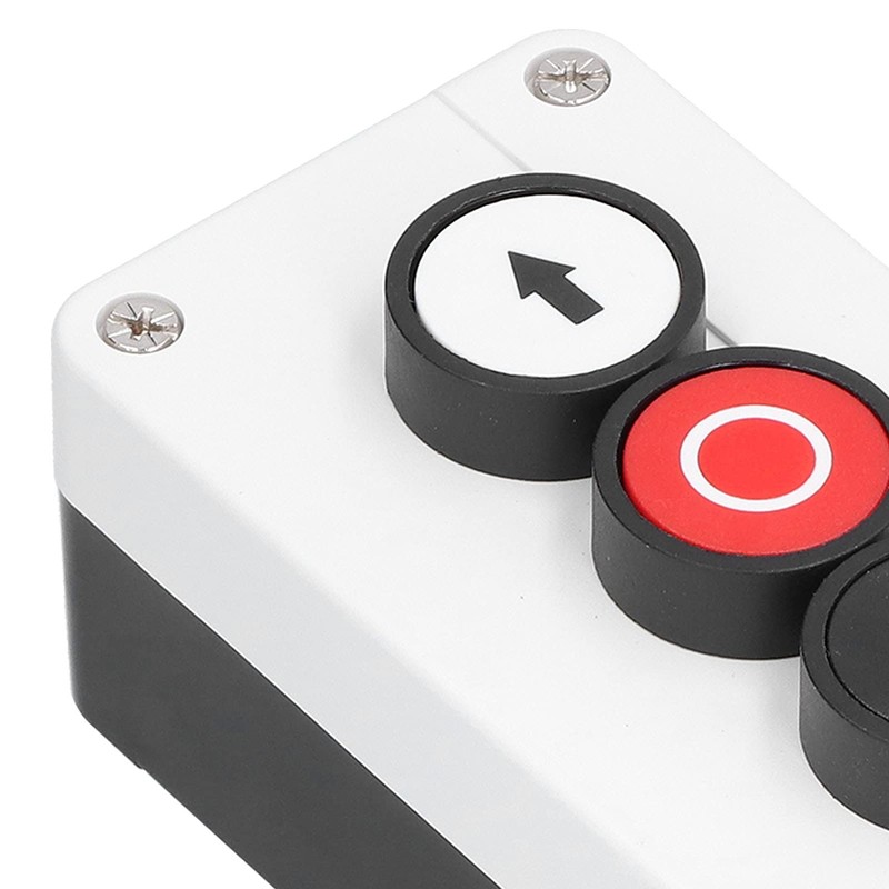 Tissting Momentary Push Button Switch Station Box, Self Resetting Button