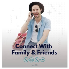 travSIM Australia SIM | 12GB Mobile Data at 4G/5G speeds | Free Roaming in New Zealand | Works on iOS & Android Devices | Plan on Australia SIM Card is Valid for 30 Days