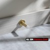 Brushed Gold Stainless Steel Door Stopper with White Tip –