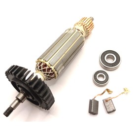 COEOPNC New 220-240V Armature Anchor Replace fits GA5030 GA4530 GA4030 GA5034 PJ7000 GA4030R GA4034 Engine Rotor Bearing Carbon Brush Parts Assembly Replacement Accessories