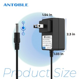 ANTOBLE 1611736 Charger Compatible with Bissell Pet Stain Eraser 2003 Power Adapter 20037 2054 2164A 2002 Cordless Portable Carpet Cleaner Vacuum Replacement Parts Handheld Vacuum Power Supply