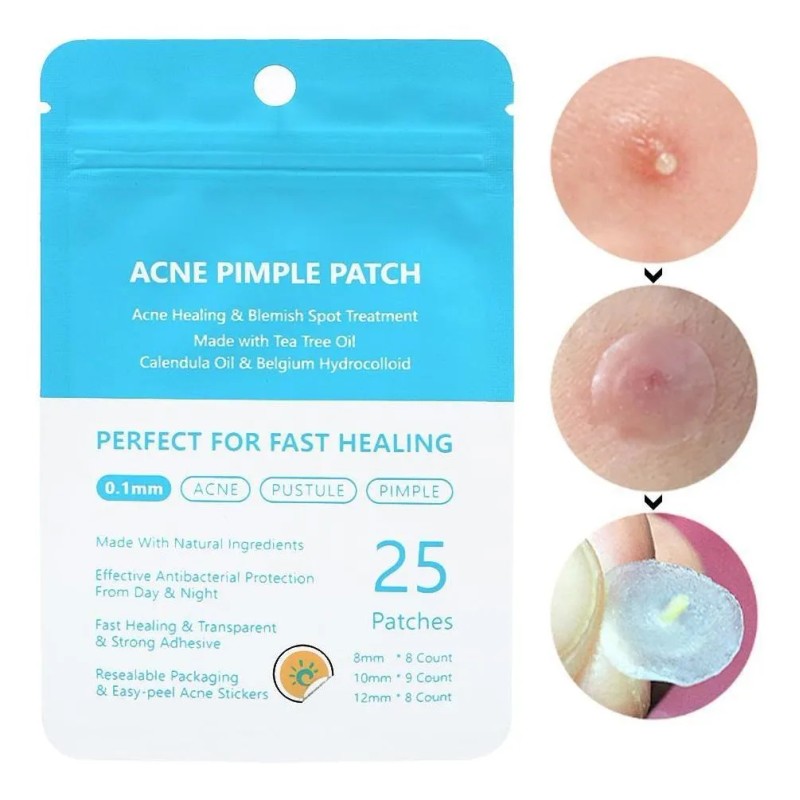 25 Parches Para Eliminar Cicatrices, Acné, Acné, Acné, Ma