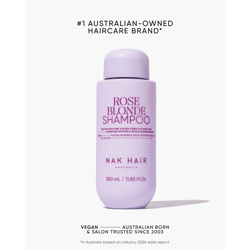 NAK Hair Rose Blonde Shampoo 350ml