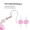 Mikinona Fashionable Polymer Clay Earring Decorations Lollipop Earrings for Women