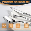 Silverware Set for 8, Heavy Duty Stainless Steel Cutlery Set