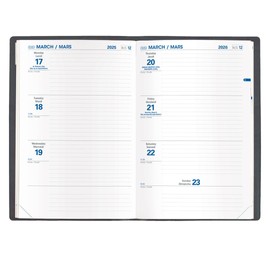 Quo Vadis 2026 Refill for Hebdo - Bi-Lingual (EN/FR) - Weekly/Monthly Planner - 12 Months, Jan. to Dec. - 6 1/4 x 9 3/8" - Productivity Time Management Organizer