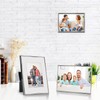 DECANIT 5x7 Picture Frame Metal,Thin Profile Photo Frame 5 by