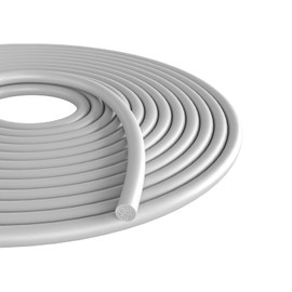 Backer Rod, 3/8" Diameter x 16.4' Length Gray EPDM Rubber Caulk Saver for Gaps and Weather Stripping Door Seal, Concrete Expansion Joint Filler