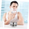 NOLITOY Men's Shaving Soap Foaming Bowl Lightweight Waterproof Rustproof for
