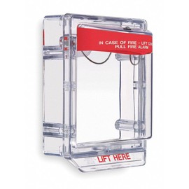 Safety Technology International STI-1130 Stopper II with Horn and Clear Spacer, Fire Label, Protective Polycarbonate Cover, Helps Stop False Alarms, 95 or 105 dB Warning Horn