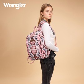 Montana West x Wrangler Aztec Backpack Mommy Daypack Western Travel Bag for Women