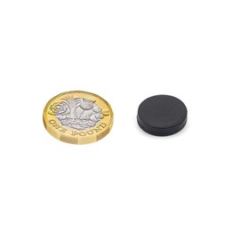 Rubber-Coated N42 - Neodymium - Magnet - 16.7 mm Diameter x 4.7 mm Thick - 1.8 kg Pull - Pack of 20