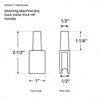 Dual Valve Quick Shut off Handle for Highcraft Icemaker and
