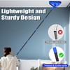 Dolanx Wall Mop Cleaner Long Handle 80 inches, 180° Folding