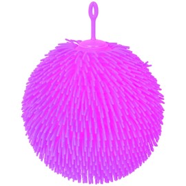 Pufferz Buffer Ball for Children 23 cm Ball Crushing Ball Fringe Play Ball for Throwing Games Purple