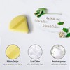 Triangle Powder Puff, 6Pcs Soft Velour Face Powder Puff, Setting