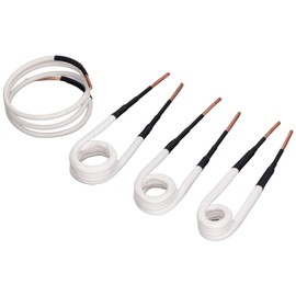 Insulated Brass Induction Heater Coil Kit for Car Repair, Heat Treatment, 4PCS Coils