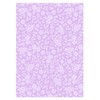 Ursus 60404699 Flock Cardboard, Roses, Pastel, DIN A4, 220 g/m²,