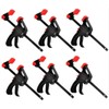 KAHEIGN 6Pcs Quick Grip Clamps, 4 inch Ratchet Bar Clamps