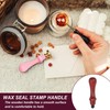 PATIKIL Wax Stamp Seal Kit Include Sealing Warmer, Melting Spoon,