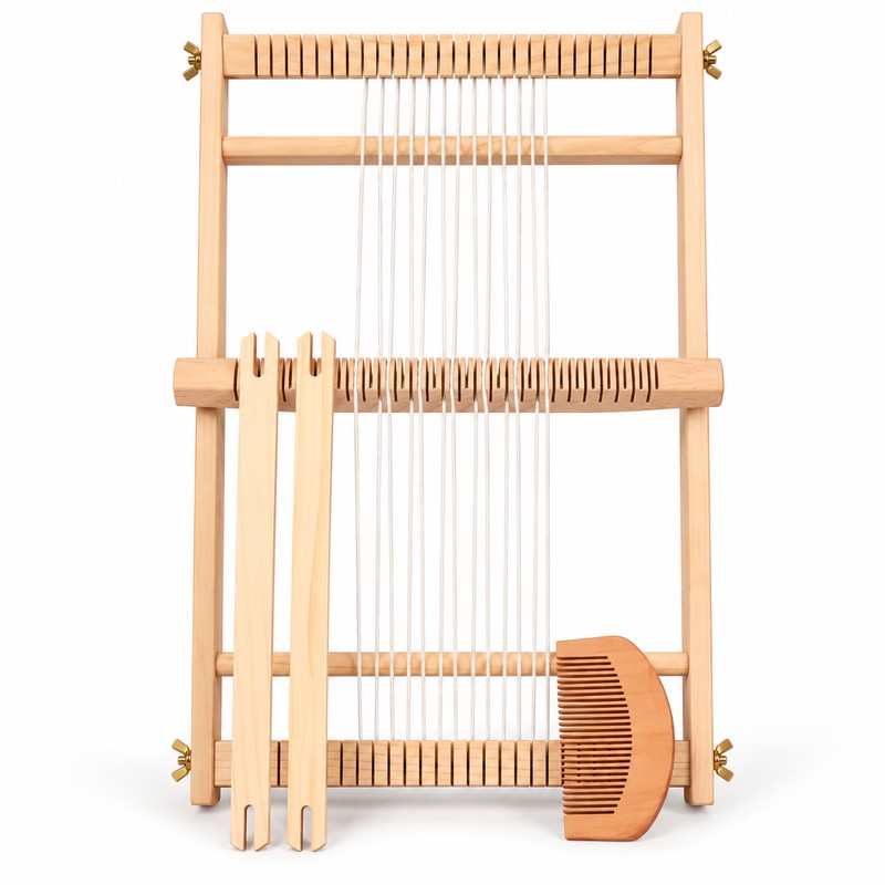 Wooden Weaving Loom for Tapestry Crafts – 19.68 x 15.35