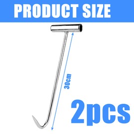 2 pieces 30 cm manhole lid lifter: manhole lid lifter manhole lid lifting hook heavy duct hook manhole hook manhole lid lifter for hanging heavy
