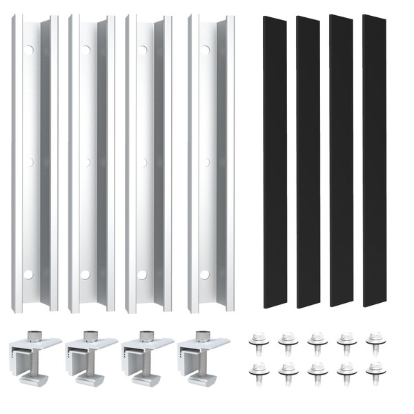 NuaSol Photovoltaic Trapezoidal Sheet Roof Mounting Kit Mounting Set Solar