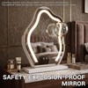 Cloud Makeup Mirror with Lights, 17" LED Vanity Mirror, 3