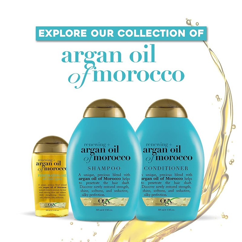 Organix Renewing Moroccan Argan Oil Conditioner, 13 oz (Pack of