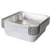 CafeTEq Large Aluminium Foil Trays Food Large Container with lids