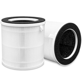 Slirceods KQ-31 Air Filter Replacement for Air Purifier Compatible with Aucleia &AIRTOK& KQLKJ Air Purifiers Filter,Item model number:KQ-31 For iooo K31 Air Purifiers True HEPA Filter（2-Pack)