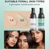 Hydrating Face Primer, Makeup Primer Clear, Feuchtigkeitsspendende Flüssige Gesichtsgrundierun, EbenmäßIger