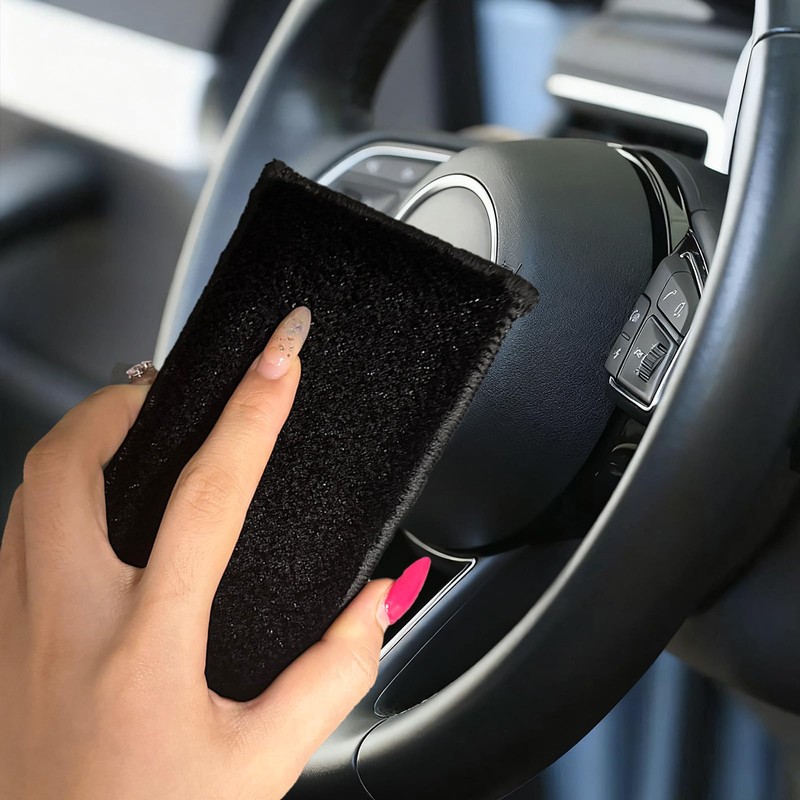 4PCS Scrub Ninja Auto Detailing - Car Interior Scrubbing Sponge