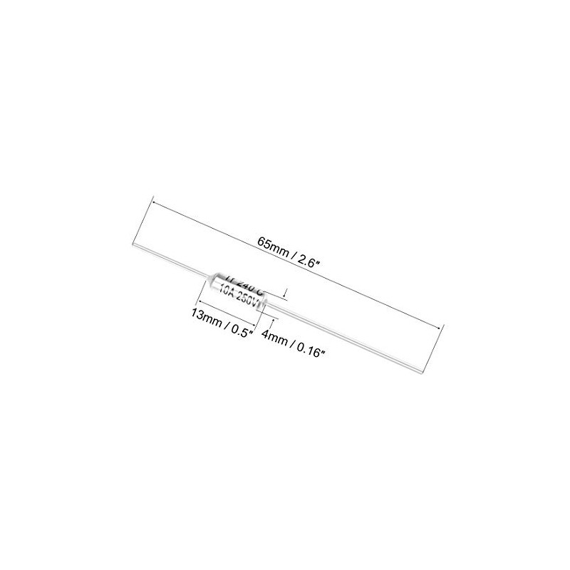 sourcing map Thermal Fuses 250 V 10 A TF 240
