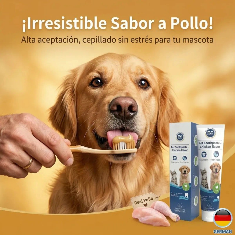 Crema Dental Pet Clean Sabor Carne Para Perros Y Gatos