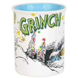 Department 56 6011013 The Grinch Whoville - Taza de café (473 ml), multicolor