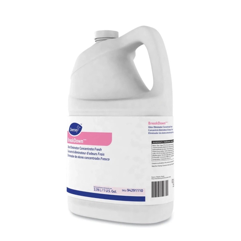 Diversey 1 Gallon Breakdown Odor Eliminator & Cleaner Fresh Scent