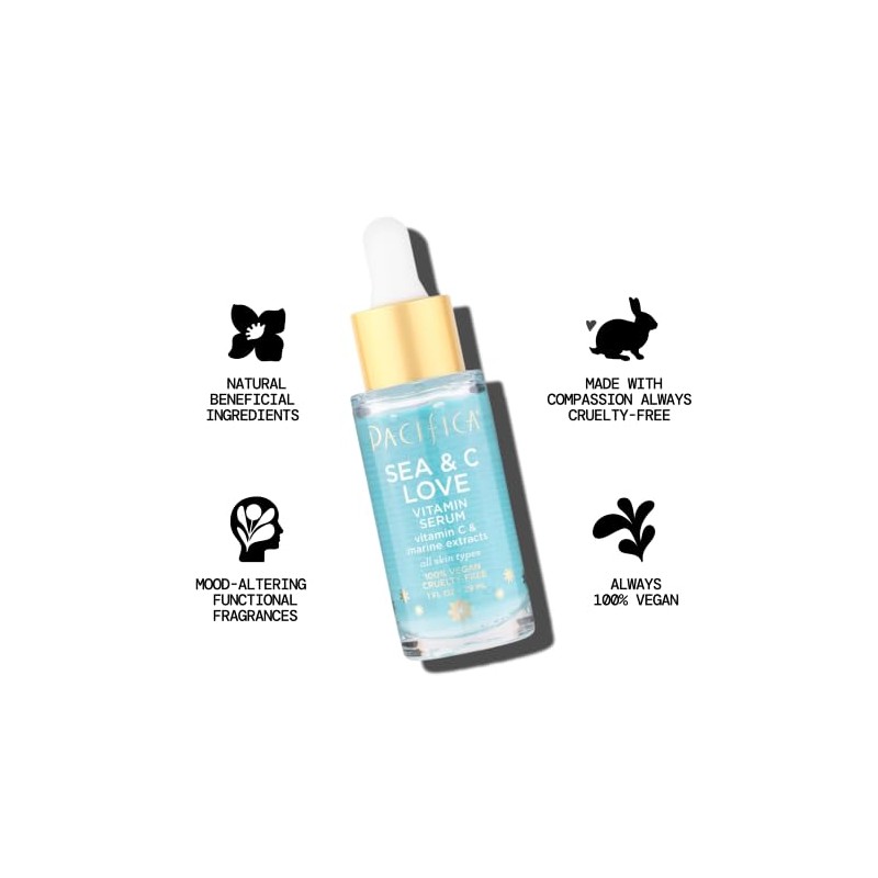 Pacifica Sea c love vitamin serum, 1 Fl Ounce
