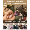 Dog Muzzle, Soft Mesh Muzzles for Small Dogs, Chihuahua Shih