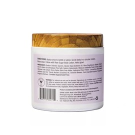 RawSugar Daily Micro Salt Scrub para cuerpo, exfolia e ilumina, 15 onzas