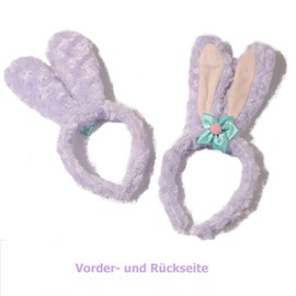 Pack of 2 Rabbit Ears Headband Carnival Headband in Fluffy for Masquerade, Birthday Party, Party Costume, Cosplay, Carnival, Cartoon Club