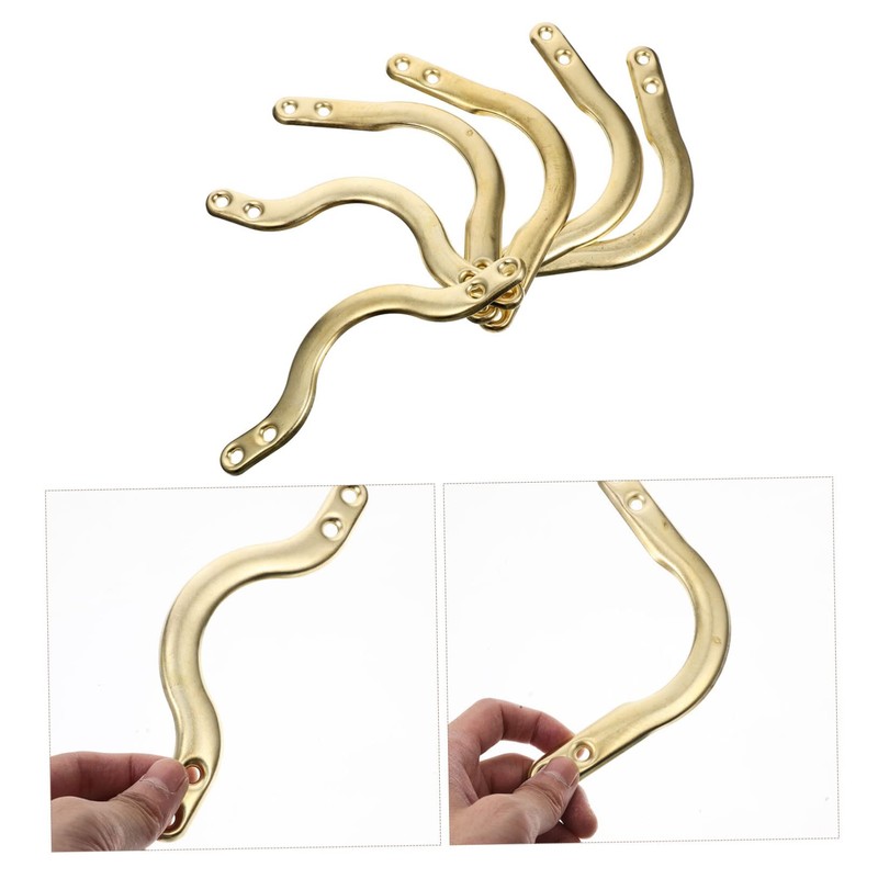 GRIRIW 6pcs Billiards Net Bracket Durable Pool Table Pocket Fixing